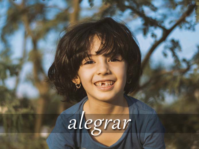 スペイン語の動詞 alegrar(se)「喜ばせる（喜ぶ）」の活用と意味【例文あり】