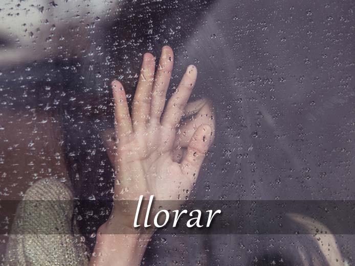 スペイン語の動詞 llorar「泣く、嘆く」の活用と意味【例文あり】