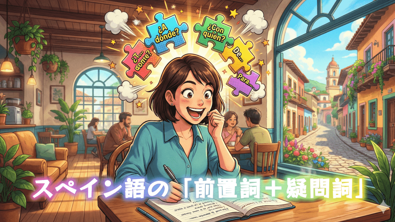 スペイン語の「前置詞＋疑問詞」