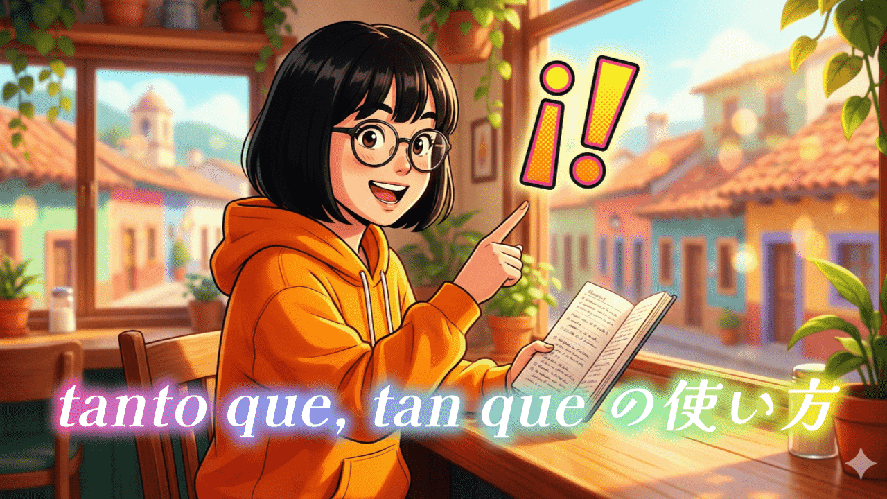 tanto que, tan queの使い方