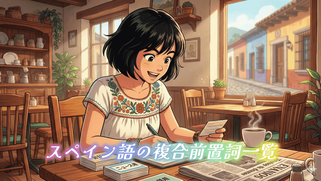 スペイン語の複合前置詞一覧