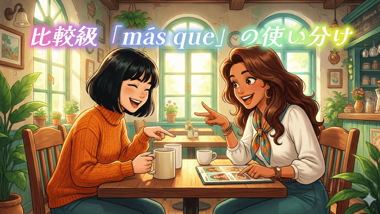 比較級「más que」の使い分け