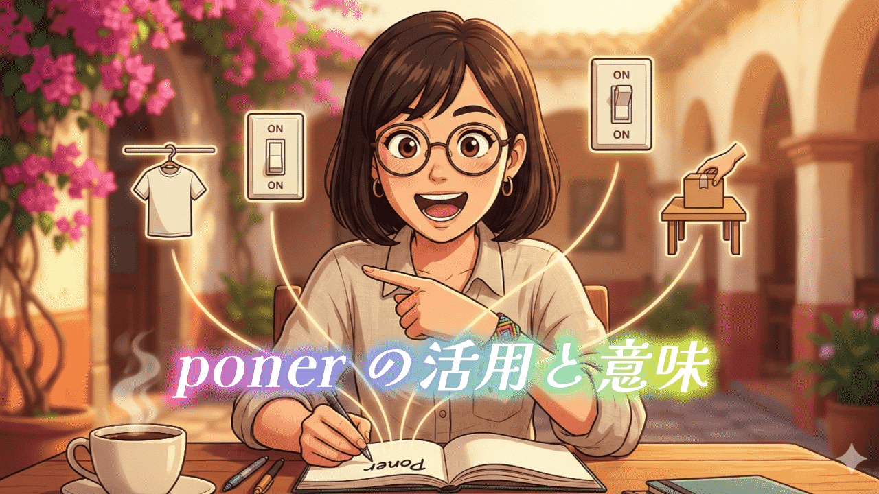 ponerの活用と意味